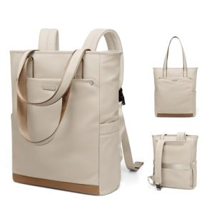 GOLF QUALITY Sac à Dos Ordinateur Portable Femme 16 Pouces Élégant Antivol 2 en 1 pour Collègue Voyage Affaire Travaux A