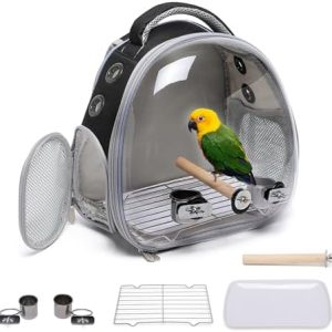 Portable travel pet backpack carrier (Accessories+Black)  
Portable travel pet carrier for hamster bag guinea pig bird s