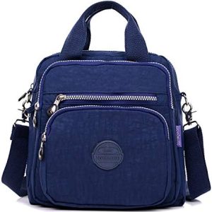 Qiyllur Nylon Crossbody Bag for Women Fashion Shoulder Bag with Adjustable Strap